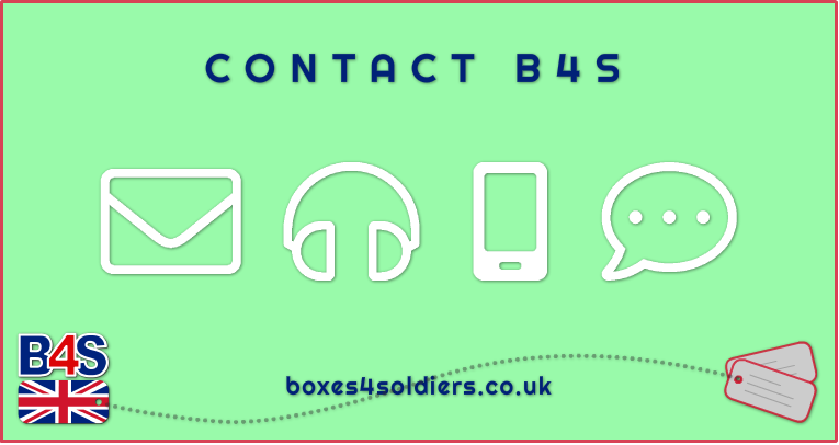 Contact page for B4S