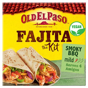 Old El Paso Smoky Bbq Fajita Dinner Kit 500g