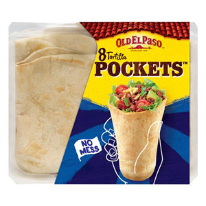 Old El Paso 8 Tortilla Pockets 223g