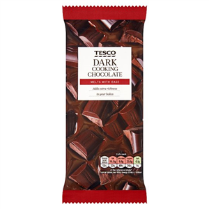 Tesco Dark Cooking Chocolate 150g