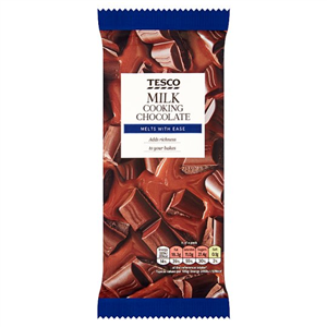 Tesco Milk Cooking Chocolate 150G