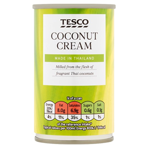 Tesco Coconut Cream 160Ml