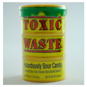 Toxic Waste Sour Candy Drum 42G