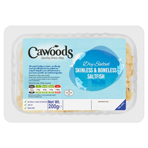 Cawoods Skinless & Boneless Saltfish 200g