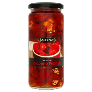 Aleyna Sliced Red Jalapeno Peppers 480g