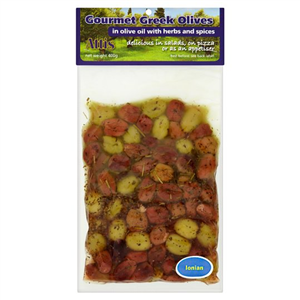 Attis Gourmet Ionian Olives In Olive Oil 400g