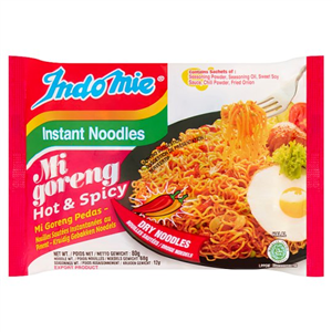 Indomie Mi Goreng Pedas Instant Noodles 80g