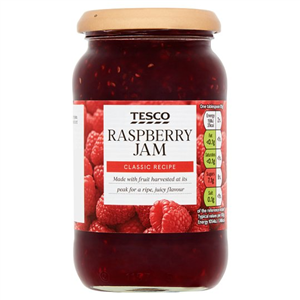 Tesco Raspberry Jam 454G