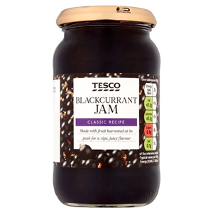 Tesco Blackcurrant Jam 454G