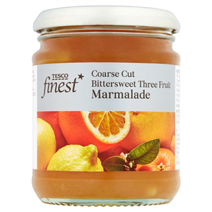 Tesco Finest Three Fruit Marmalade 340G