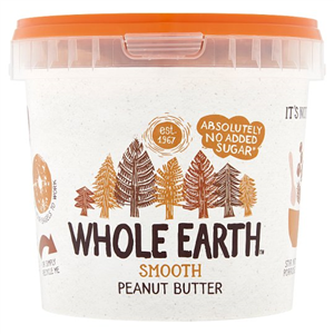 Whole Earth Smooth Peanut Butter 1Kg