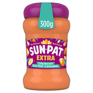Sun Pat Extra Salted Caramel Crunchy Peanut Butter 300G