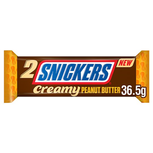 Snickers Creamy Peanut Butter Chocolate Duo Bar 36.5G