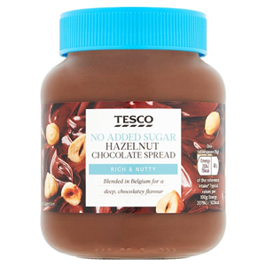 Tesco No Added Sugar Hazelnut Chocolate Spread 400G