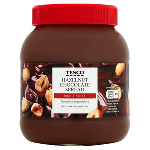 Tesco Hazelnut Chocolate Spread 750G