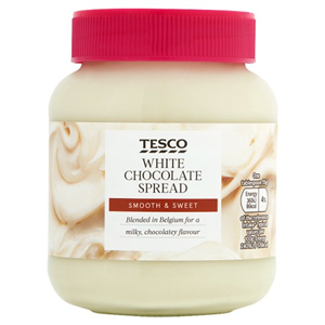 Tesco White Chocolate Spread 400G