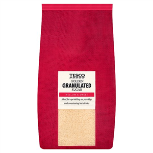 Tesco Golden Granulated Sugar 2Kg Pack