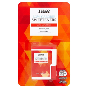 Tesco Tablet Sweeteners 100 Tablets Pack