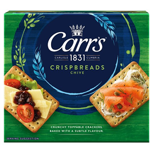 Carrs Crispbred Chiv 5 Pack 190G