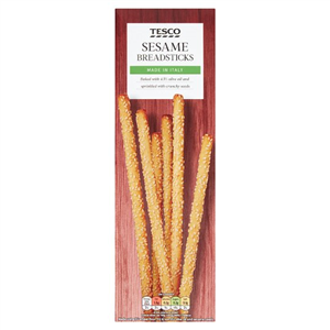 Tesco Sesame Breadsticks 125G