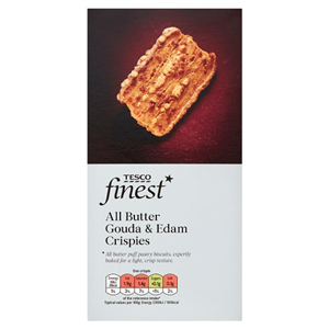 Tesco Finest Gouda & Edam Crispies 90G