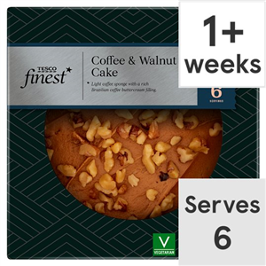 Tesco Finest Coffee & Walnut Cake