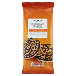 Tesco Chocolate Orange Rice Cakes 129G