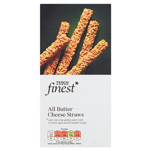 Tesco Finest All Butter Cheese Straws 100G