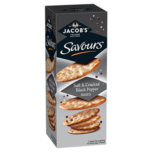 Jacobs Savours Salt & Black Pepper Bakes 200G