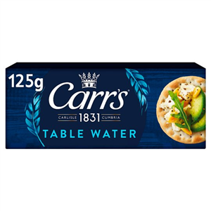 Carrs Table Water Biscuits 125G
