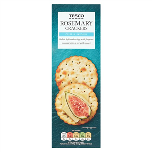Tesco Rosemary Cracker 185G