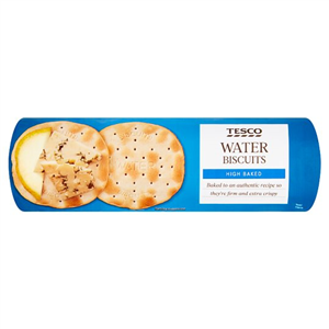 Tesco High Baked Water Biscuits 200G
