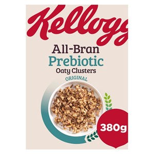Kellogs All Bran Prebiotic Oaty Clusters Original 380G