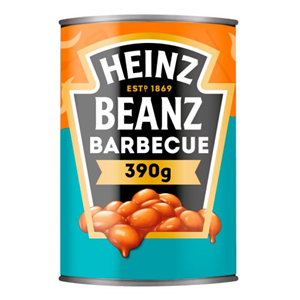 Heinz Baked Beans In Bbq Sauce 390G