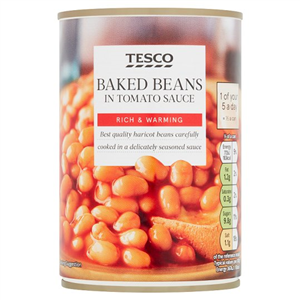 Tesco Baked Beans In Tomato Sauce 420G