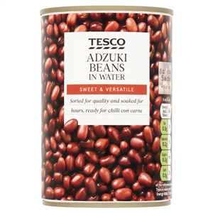 Tesco Adzuki Beans In Water 400G