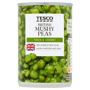 Tesco British Mushy Peas 300G