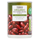 Tesco Organic Red Kidney Beans In Water 400G