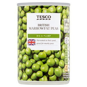 Tesco British Marrowfat Peas 300G