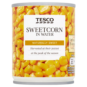 Tesco Naturally Sweet Sweetcorn 200G