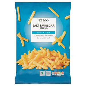 Tesco Salt & Vinegar Sticks 150G
