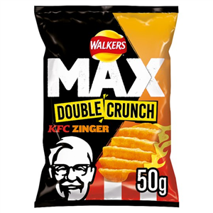 Walkers Max Double Crunch Kfc Zinger Crisps 50G
