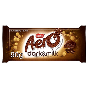 Aero Dark & Milk Chocolate Sharing Bar 90G