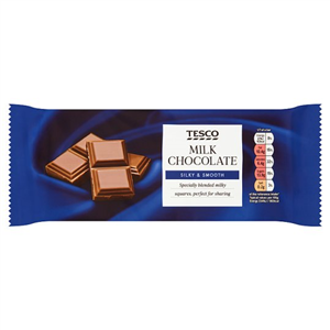 Tesco Milk Chocolate Bar 200G