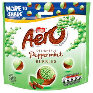 Aero Milk Chocolate Peppermint Bubbles 201g