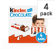 Kinder Chocolate 4 Pack 50G
