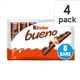 Kinder Bueno Milk & Hazelnut 4 Pack 172G