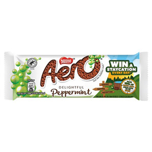 Aero Bubbly Peppermint Chocolate Bar 40G