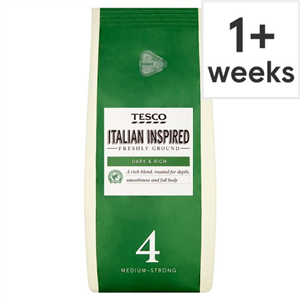 Tesco Italian Inspired Blend Ground Coffee 454G