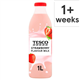 Tesco Strawberry Flavour Milk 1 Litre